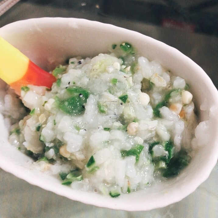 離乳食中期 しらすおくらがゆ レシピ 作り方 By Mami Chan 楽天レシピ 離乳食中期 しらすおくらがゆ レシピ 作り方 By Mami Chan 楽天レシピ